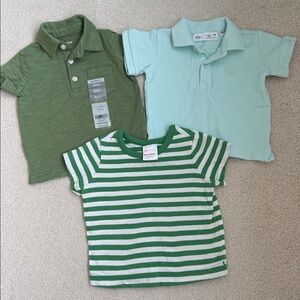 Baby Boy Polo / Tee - set of 3 (Zara, Carter’s & Hanna)